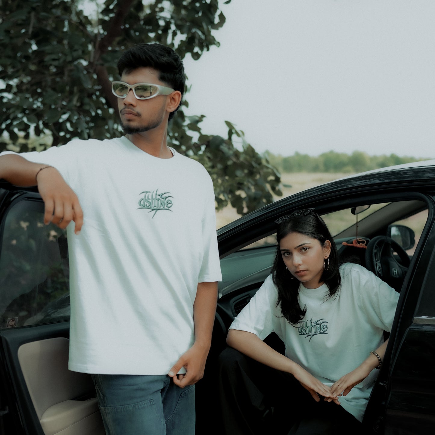 PINTEREST ART unisex oversized T-shirt ,WHITE