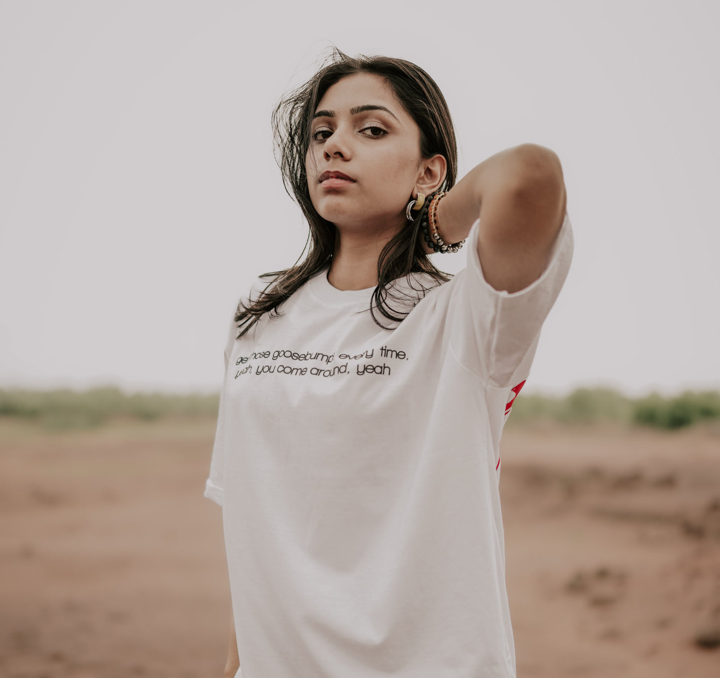 TRAVIS SCOTT unisex oversized T-shirt ,WHITE