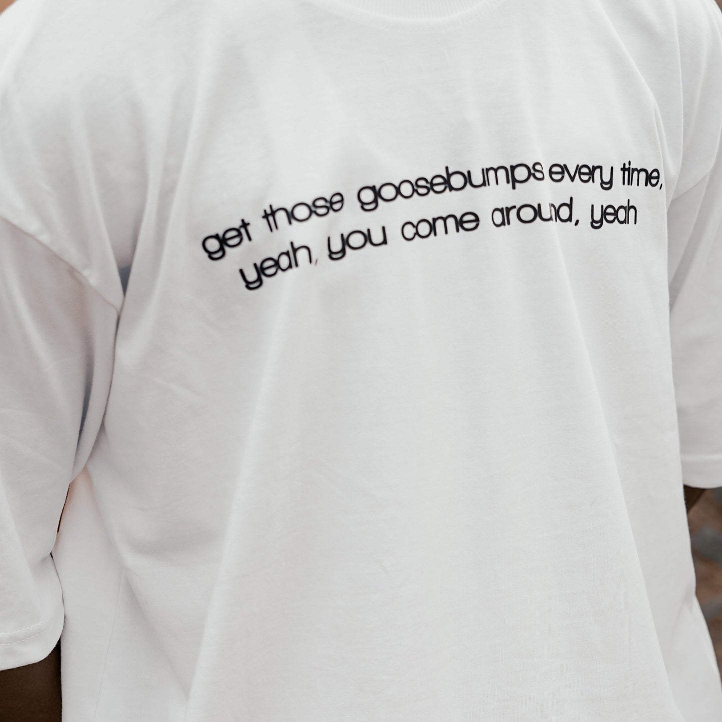 TRAVIS SCOTT unisex oversized T-shirt ,WHITE